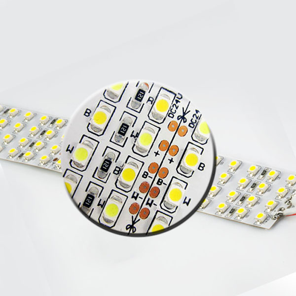 Quad Row Brightest LED Strip Lights - DC24V 3528SMD 146LEDs/Ft - Flexible LED Tape Lights, Industrial Lighting, 1 Chip SMD LED 3528 Quad Row Brightest LED Strip Lights - DC24V 3528SMD 146LEDs/Ft - Flexible LED Tape Lights, Industrial Lighting, 1 Chip SMD LED 3528